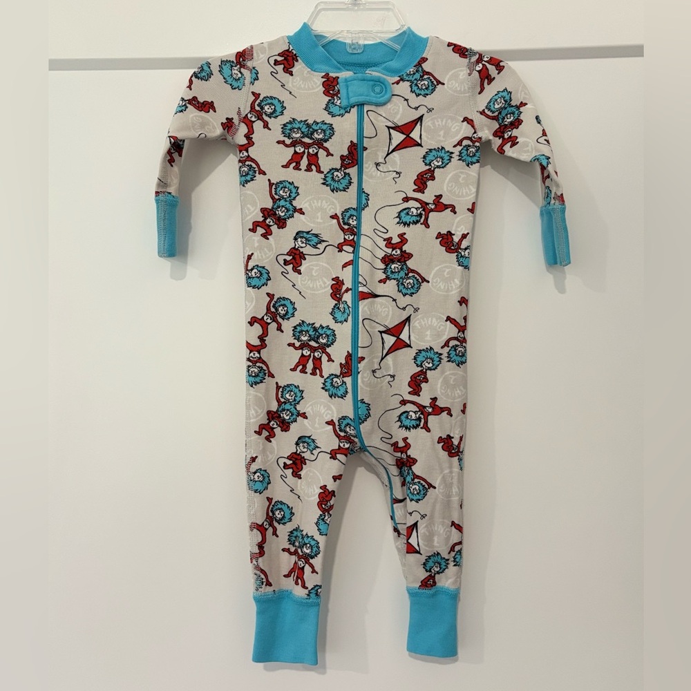 Hanna Andersson x Dr. SeussThing 1 and Thing 2 from Cat in the Hat Zippy Pajama